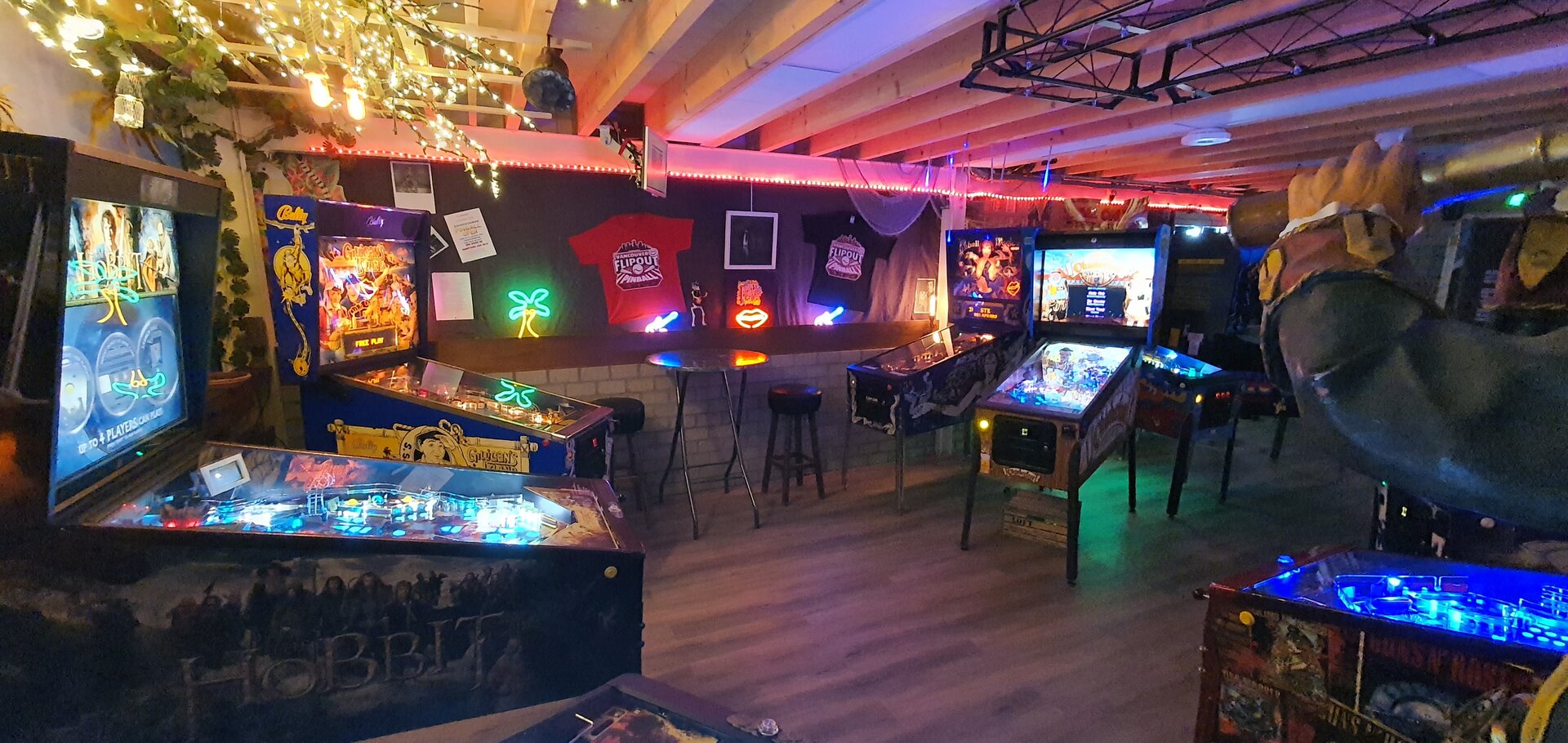 Overzicht gameroom