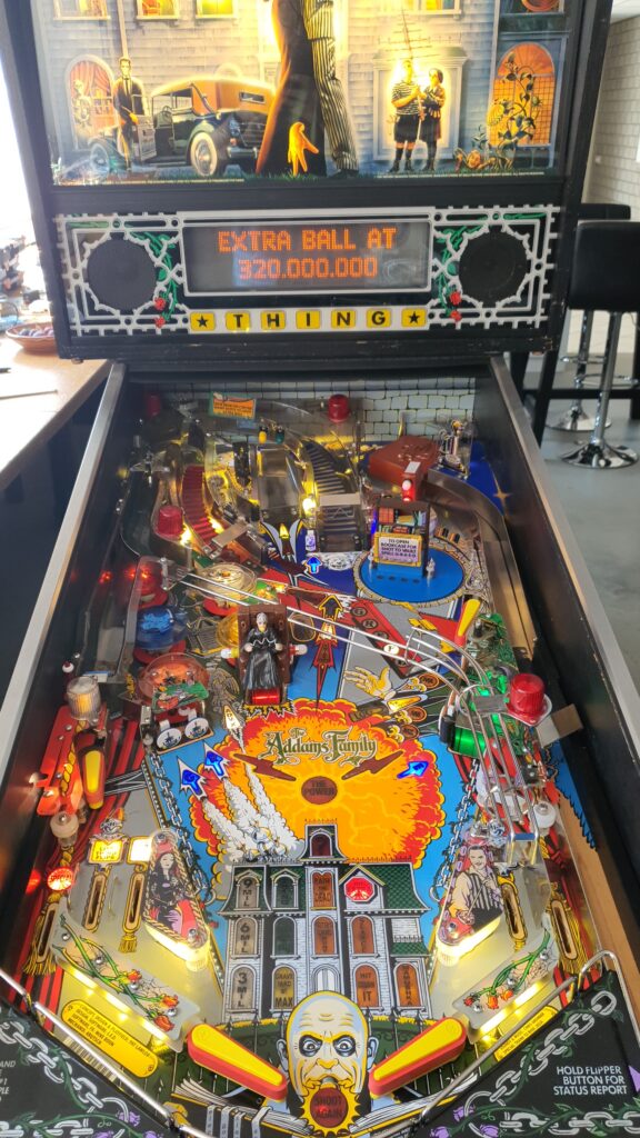 AF Playfield cabinet after